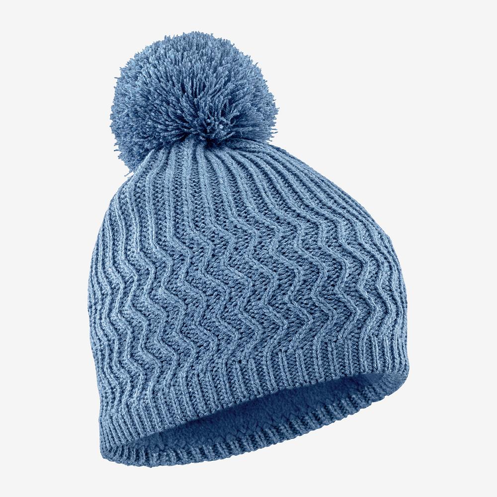 SALOMON KUBA Philippines - Men's Beanie - Blue | 759084-HJF